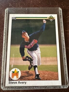 1990 Steve Avery Rookie Baseball card